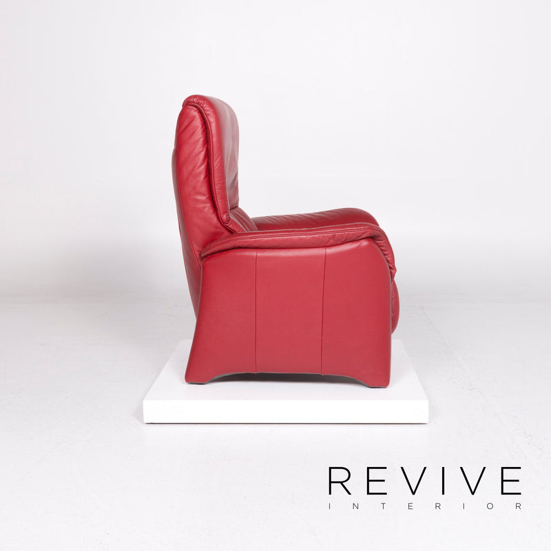 Himolla Leder Sessel Rot Relaxfunktion Funktion 