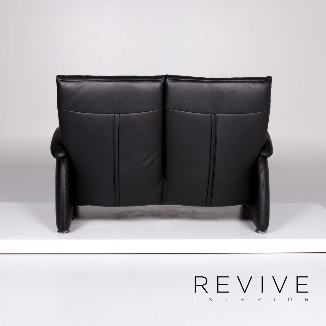 Himolla Leder Sofa Garnitur Anthrazit Grau 1x Dreisitzer 1x Zweisitzer Elektrische Funktion Relaxfunktion #10378