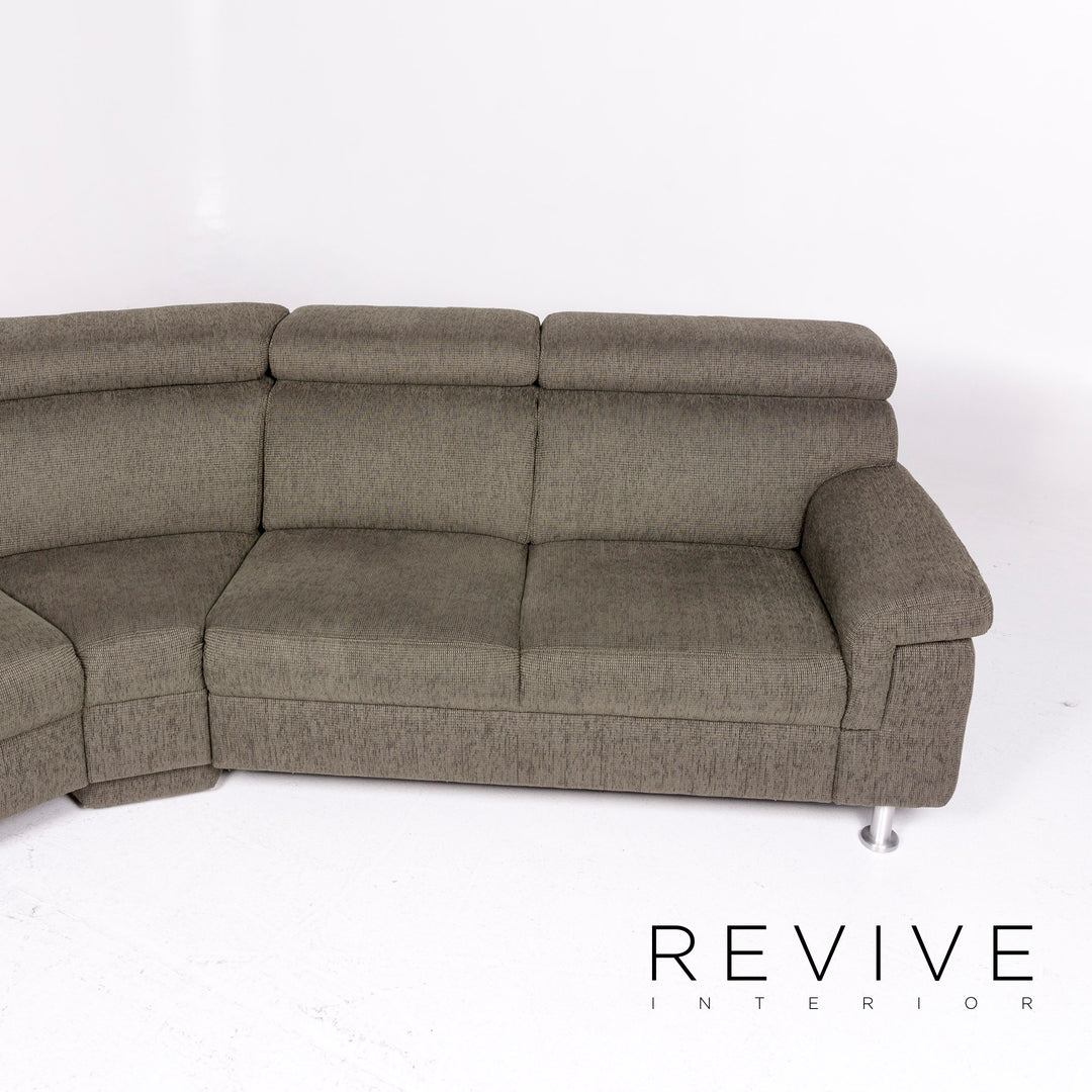 Himolla fabric corner sofa green sofa function couch #10962