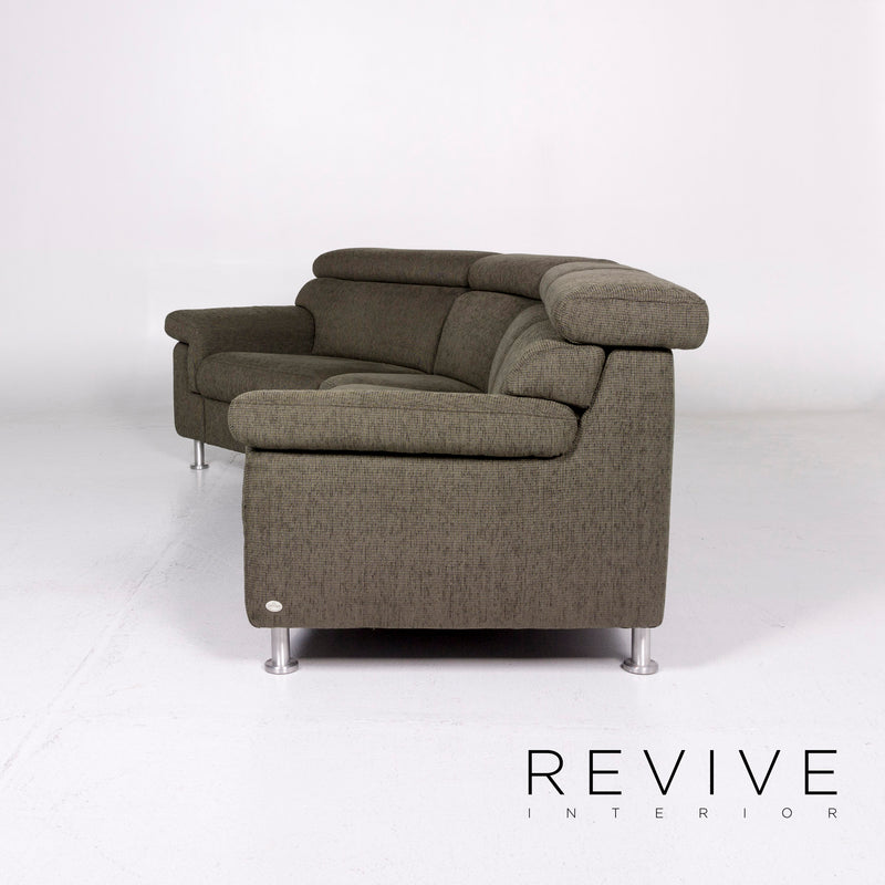 Himolla Stoff Ecksofa Grün Sofa Funktion Couch 