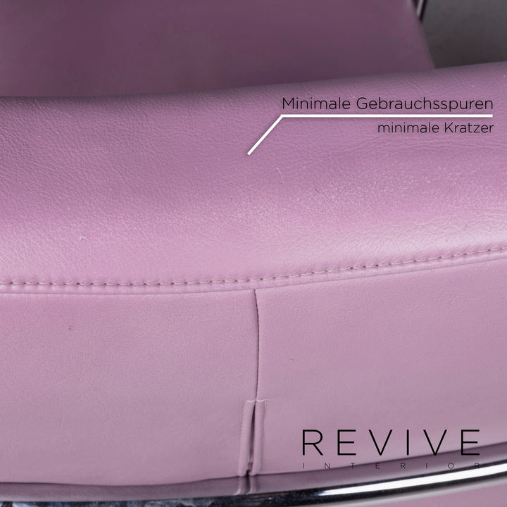 Koinor Diva Leather Armchair Purple #10485