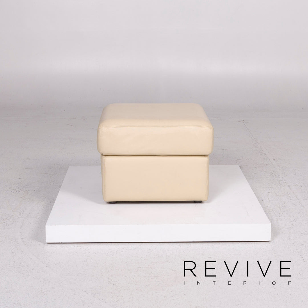 Musterring leather stool cream stool #12060