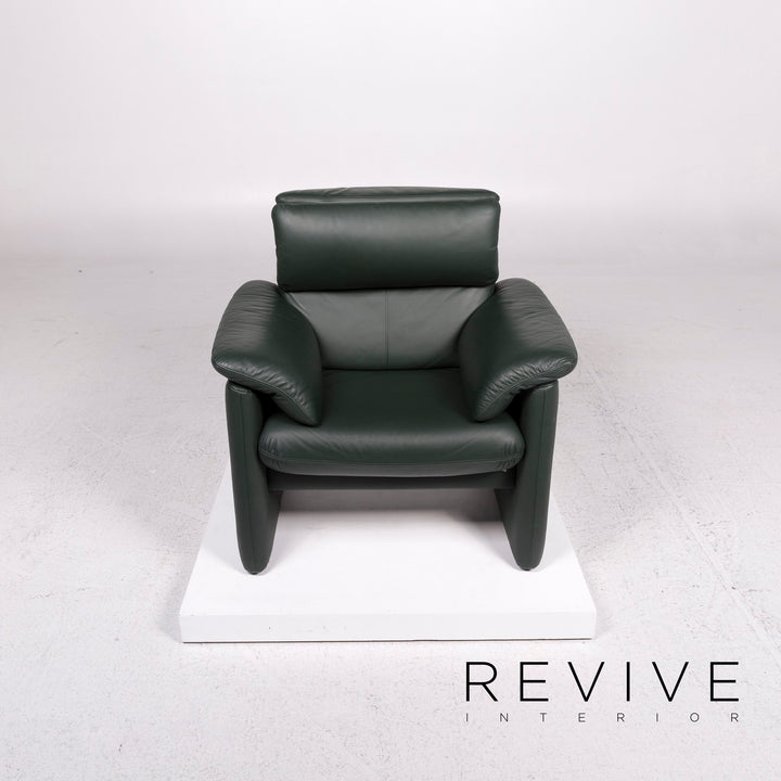Erpo Leder Sessel Grün Funktion Relaxfunktion #12014