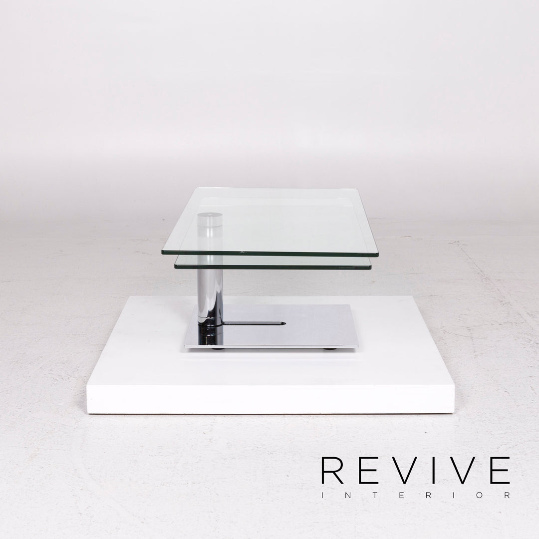 Ronald Schmitt K 620 Glass Coffee Table Silver Table #11976