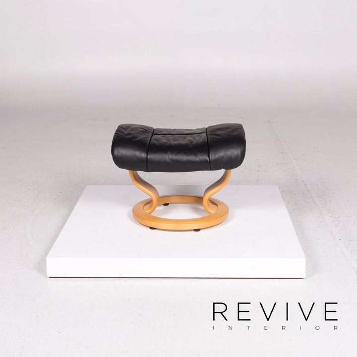 Stressless Leder Sessel Schwarz Funktion Relaxfunktion Größe L #12007