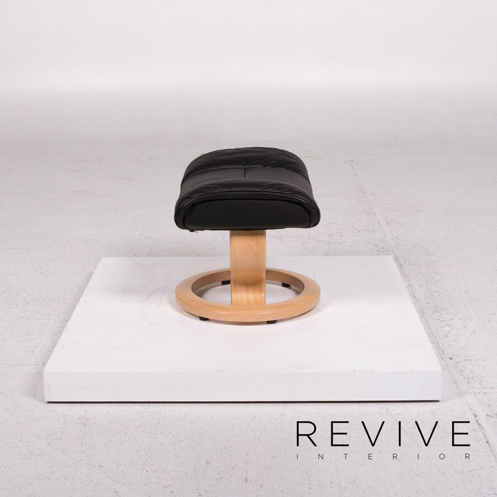 Stressless Leder Sessel Schwarz Funktion Relaxfunktion Größe M #12008