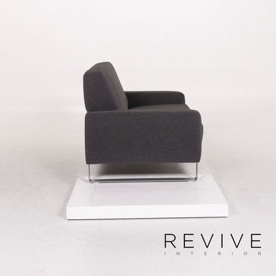 Koinor Nove Stoff Sofa Grau Kompaktsofa Zweisitzer Couch #12242
