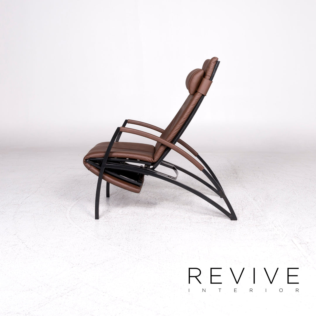 Interprofil Pax Leder Sessel Braun Relax Funktion #9529