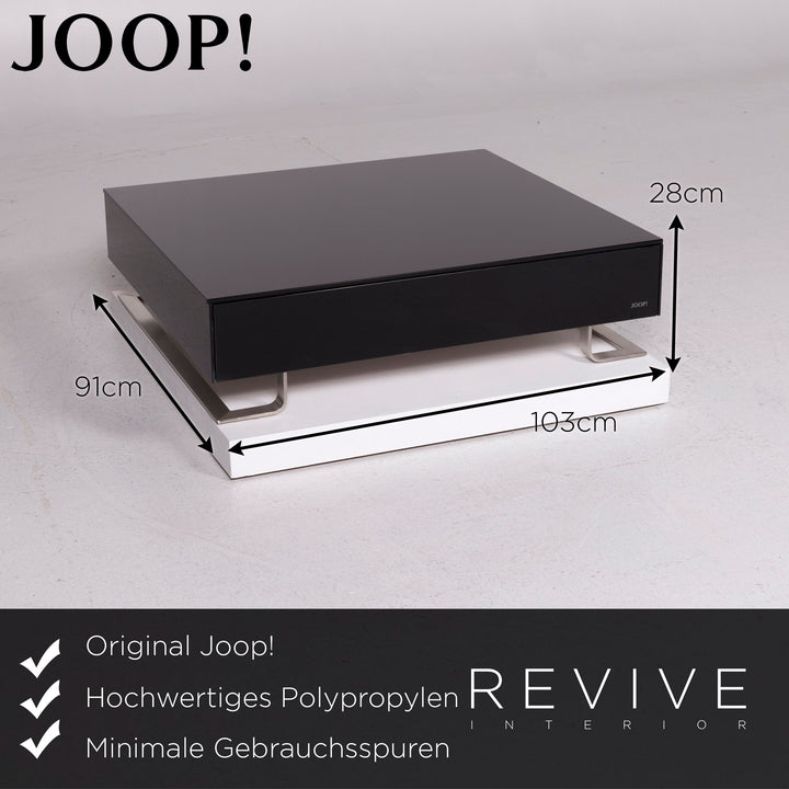 Joop! Polypropylen Couchtisch Schwarz Tisch Schublade #11502