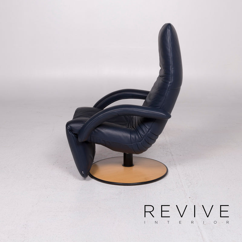 Jori Leder Sessel Blau Relaxfunktion Funktion 