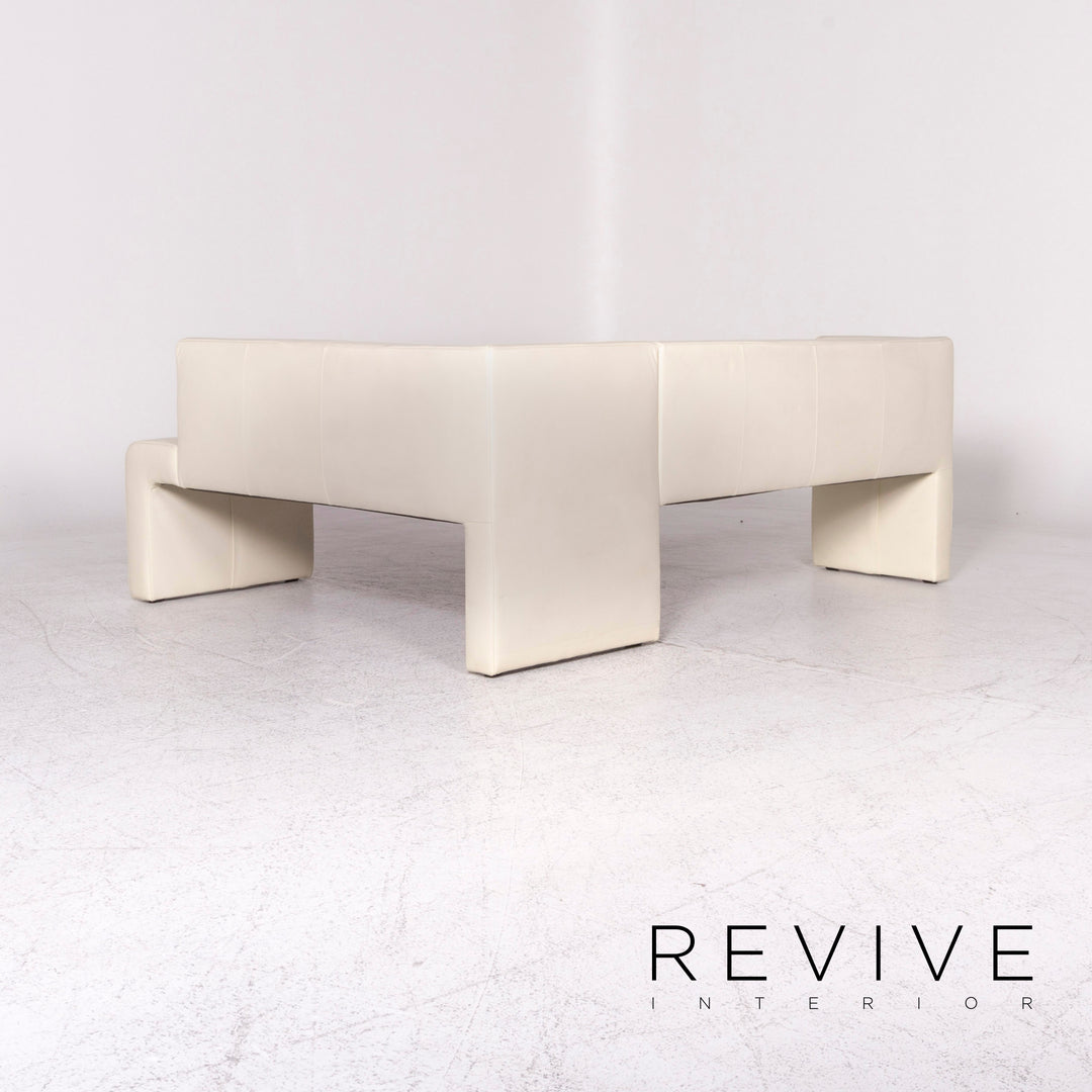 Koinor Banc d'angle en cuir Beige Canapé #8994