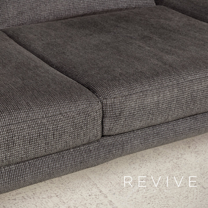 Koinor Designer Fabric Sofa Gray Two Seater #8085