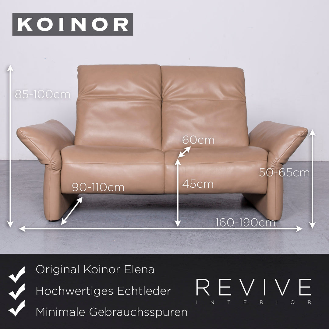Koinor, beige, two-seater