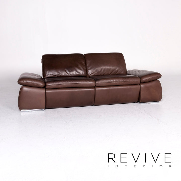 Koinor Kinley Ensemble de canapés en cuir design Marron Canapé deux places #8943