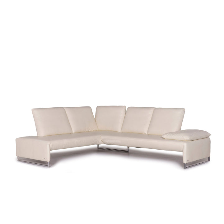 Koinor Leder Ecksofa Creme Sofa Funktion Couch #12111