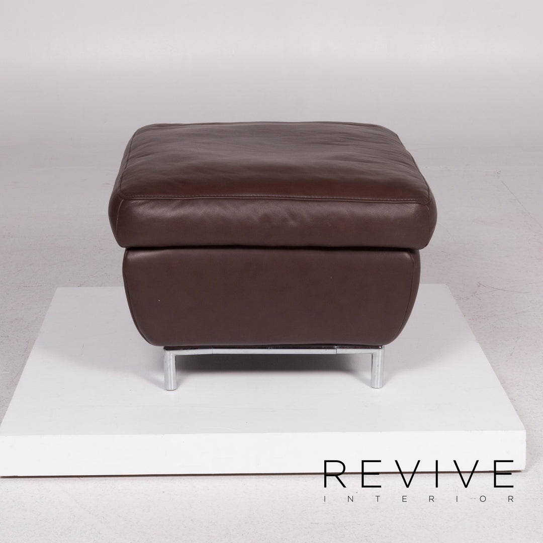 Koinor Leder Hocker Braun #11576