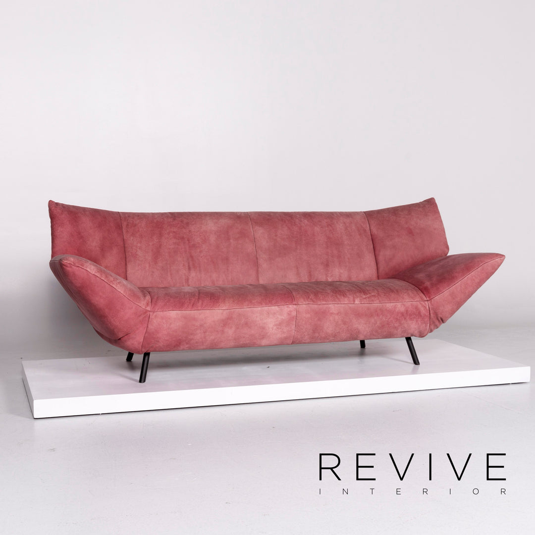 Koinor Leder Sofa Garnitur Rosé 1x Dreisitzer 1x Zweisitzer #10644