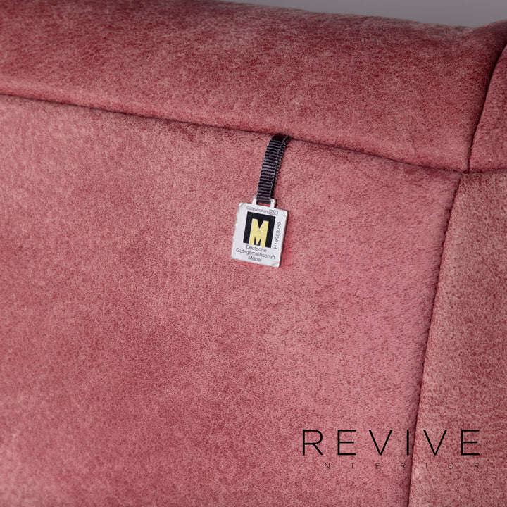 Koinor Leder Sofa Garnitur Rosé 1x Dreisitzer 1x Zweisitzer #10644