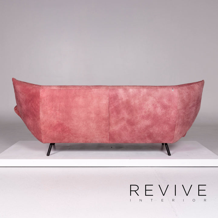 Koinor Leder Sofa Garnitur Rosé 1x Dreisitzer 1x Zweisitzer #10644
