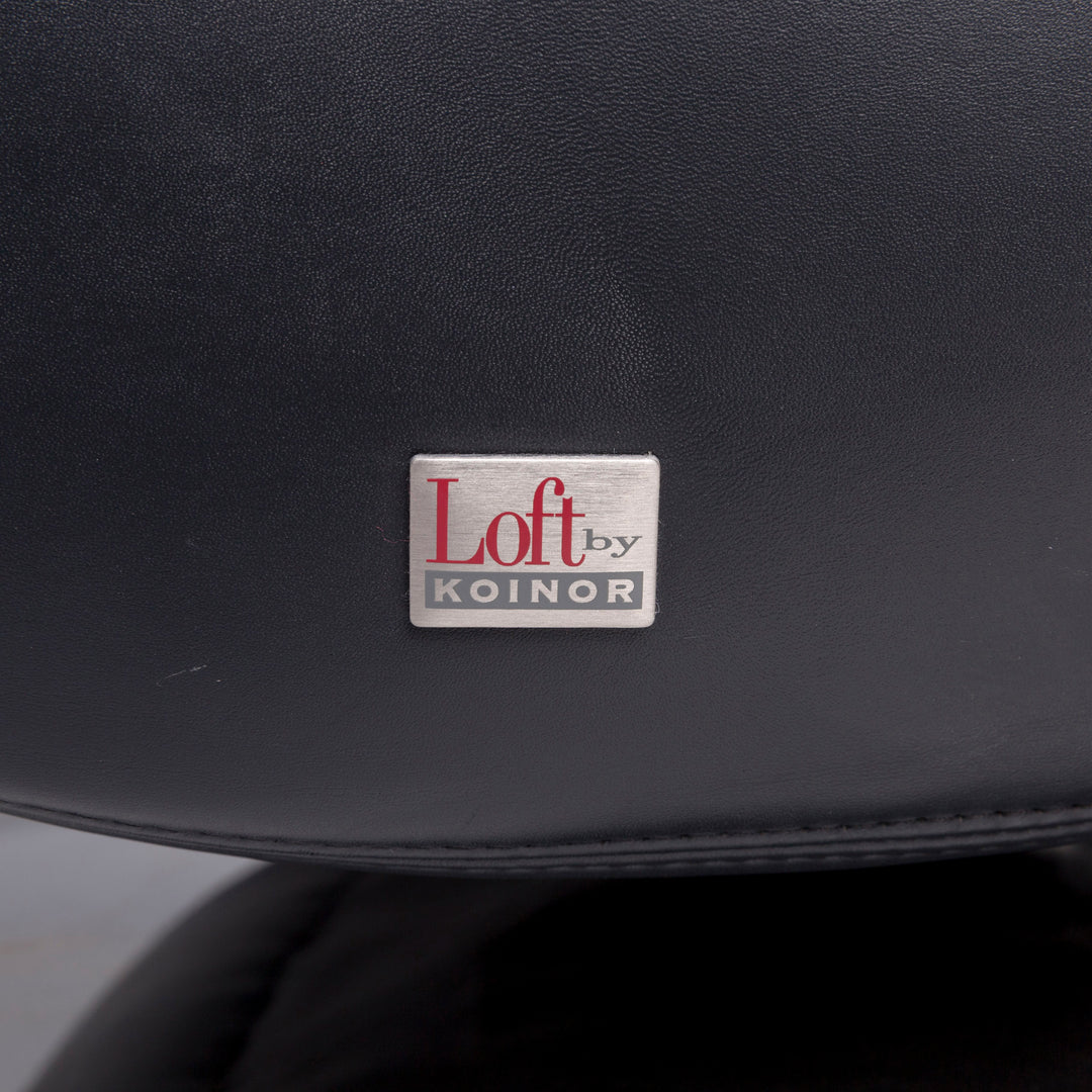 Koinor Loft Leder Sessel Schwarz inkl. Funktion #11764