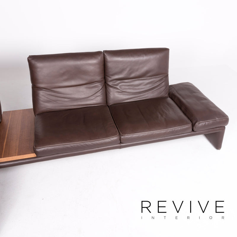 Koinor Raoul Leder Ecksofa Braun Echtleder Dreisitzer Couch 