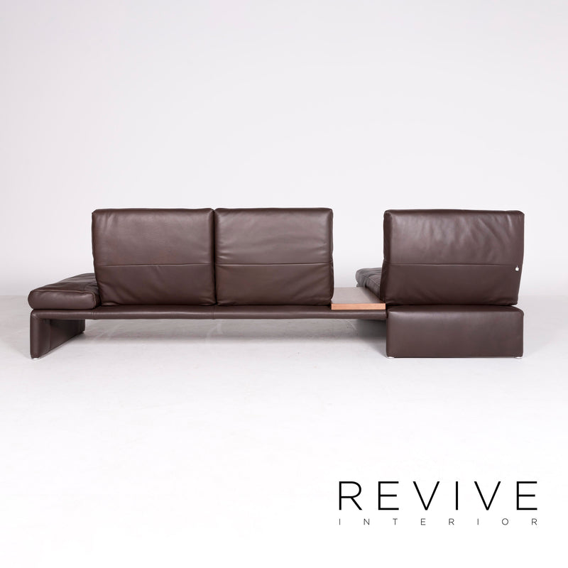 Koinor Raoul Leder Ecksofa Braun Echtleder Dreisitzer Couch 