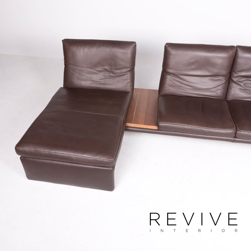 Koinor Raoul Leder Ecksofa Braun Echtleder Dreisitzer Couch 
