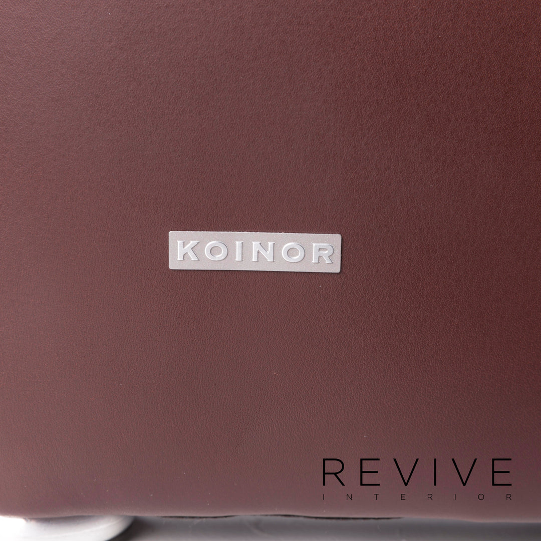 Koinor Raoul Leder Sofa Braun Rotbraun Zweisitzer Funktion #10870