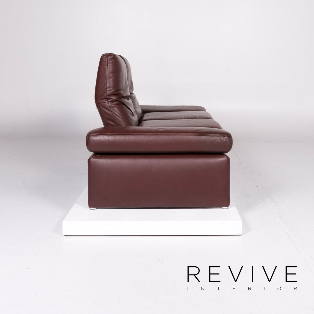 Koinor Raoul Leder Sofa Braun Rotbraun Zweisitzer Funktion #10870