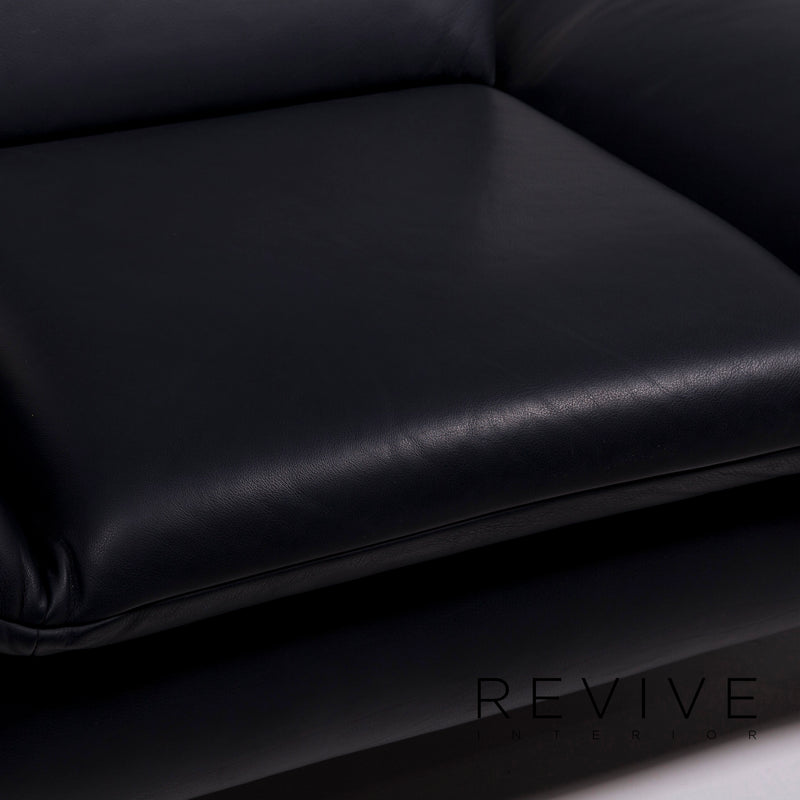 Koinor Rossini Leder Sessel Blau Dunkelblau Funktion 