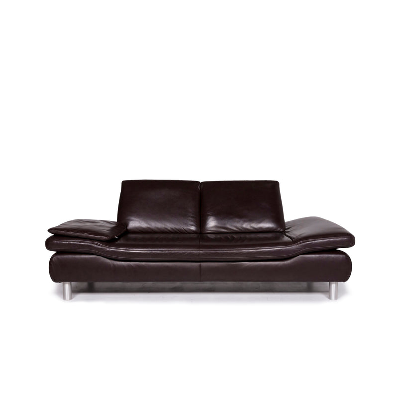Koinor Rossini Leder Sofa Braun Dunkelbraun Funktion Couch 