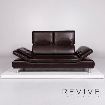 Koinor Rossini Leder Sofa Braun Dunkelbraun Funktion Couch #11175