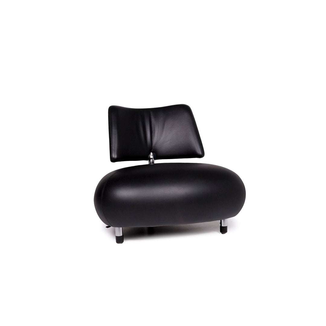 Leolux Pallone Pa Leather Armchair Black Chair #10918