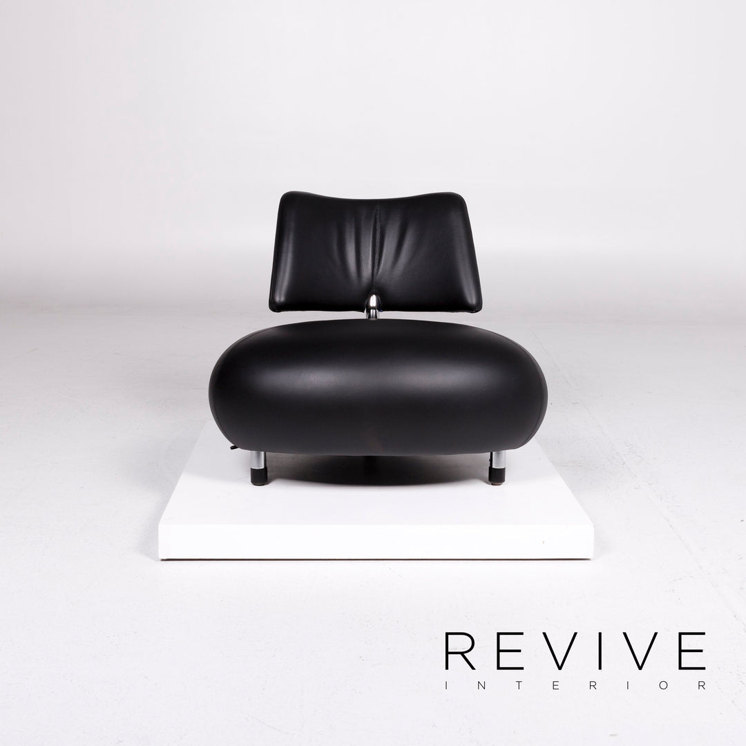 Leolux Pallone Pa Leather Armchair Black Chair #10918