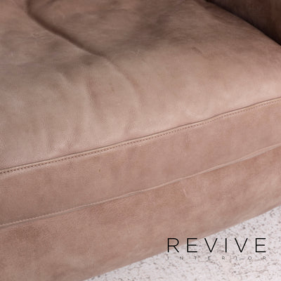 Machalke Leder Sessel Braun Beige #9455