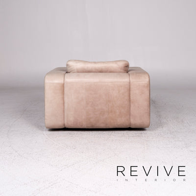 Machalke Leder Sessel Braun Beige #9455