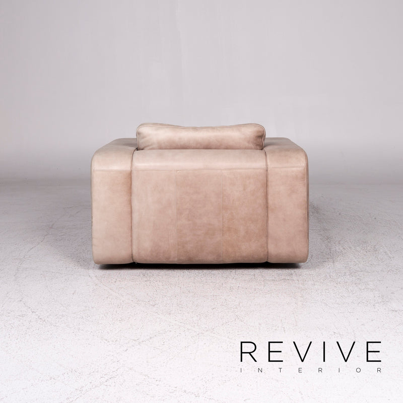 Machalke Leder Sessel Braun Beige 