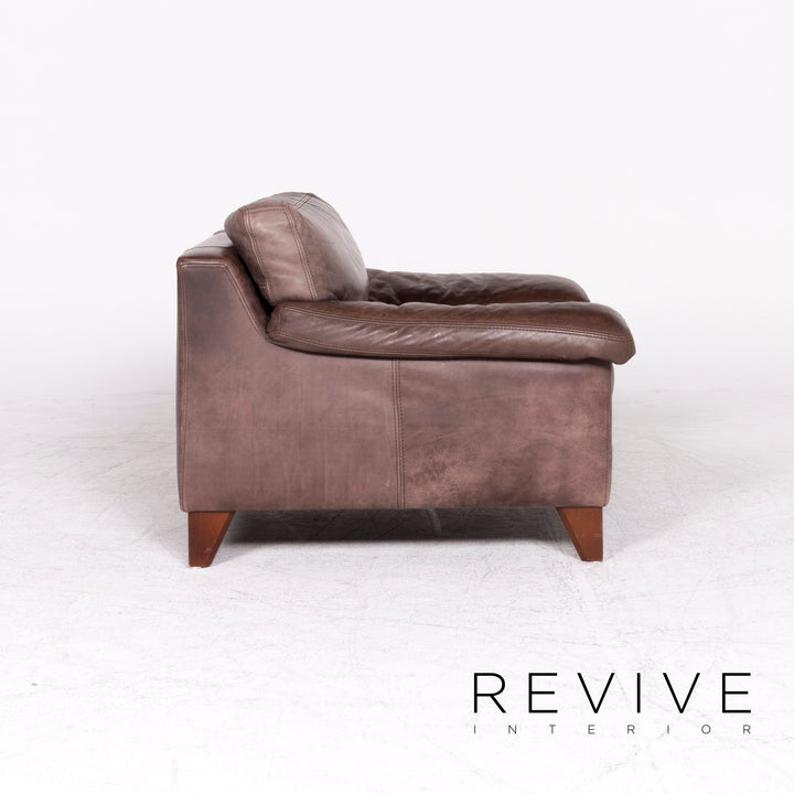 Machalke Diego Leather Armchair Brown by Teun Van Zanten Genuine Leather Chair #8656