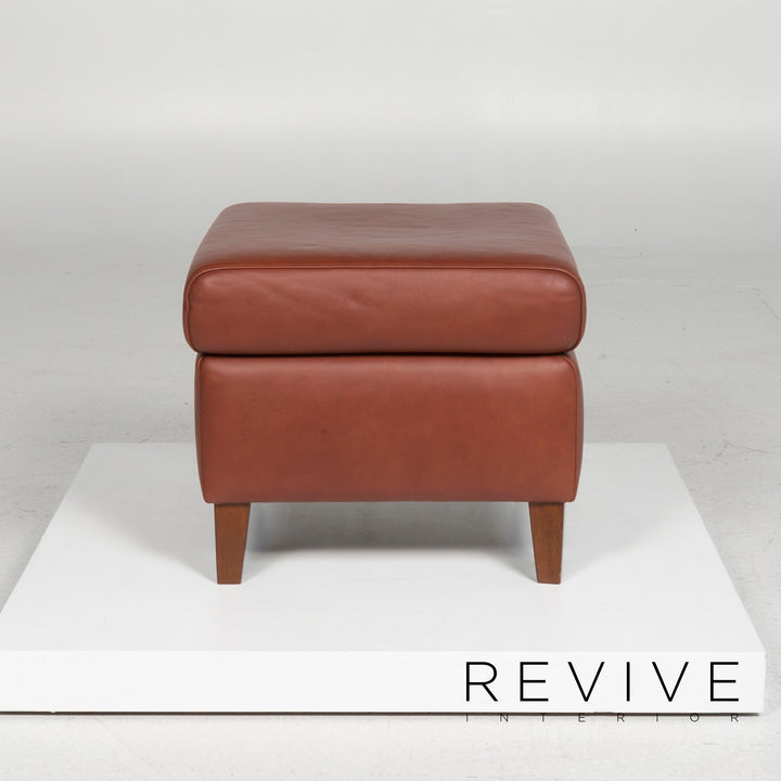 Machalke Leder Hocker Braun #11566