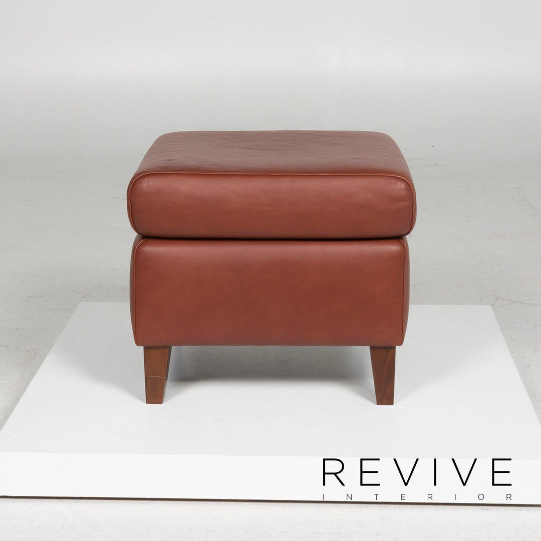 Machalke Leder Hocker Braun #11566