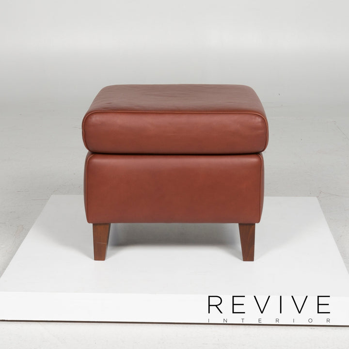 Machalke Leder Hocker Braun #11566
