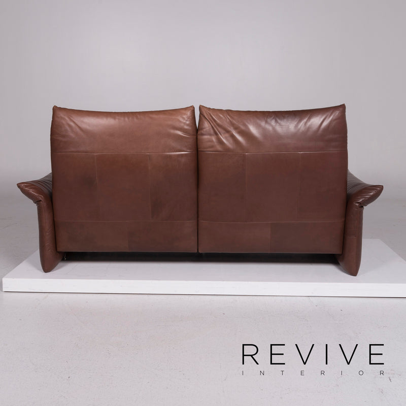 Machalke Leder Sofa Braun Zweisitzer inkl. Funktion 