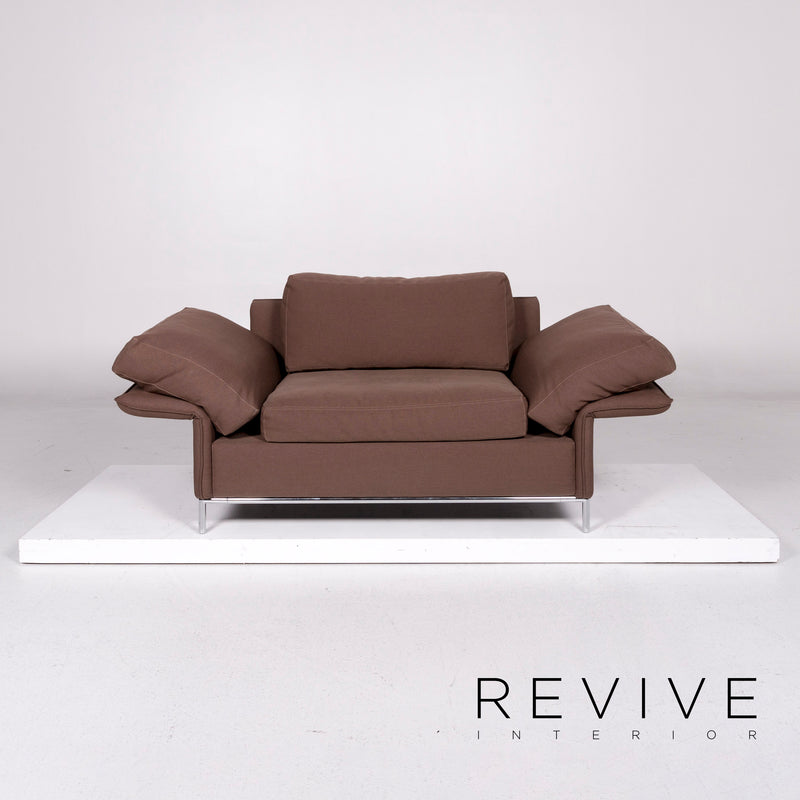 Machalke Loveseat Stoff Sessel Braun 
