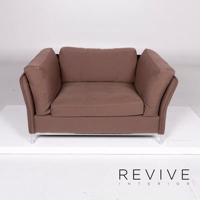 Machalke Loveseat Stoff Sessel Braun #11147