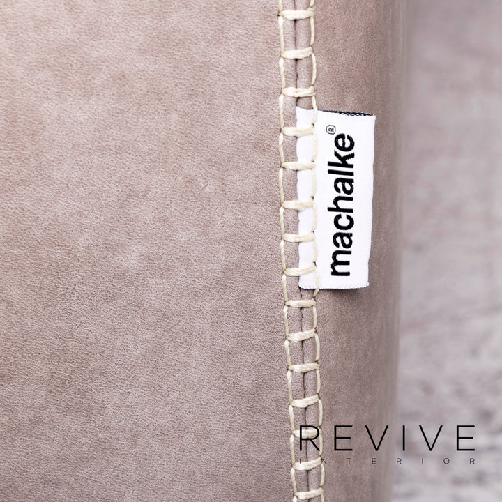 Machalke Valentino Canapé design en cuir gris véritable canapé deux places #8701