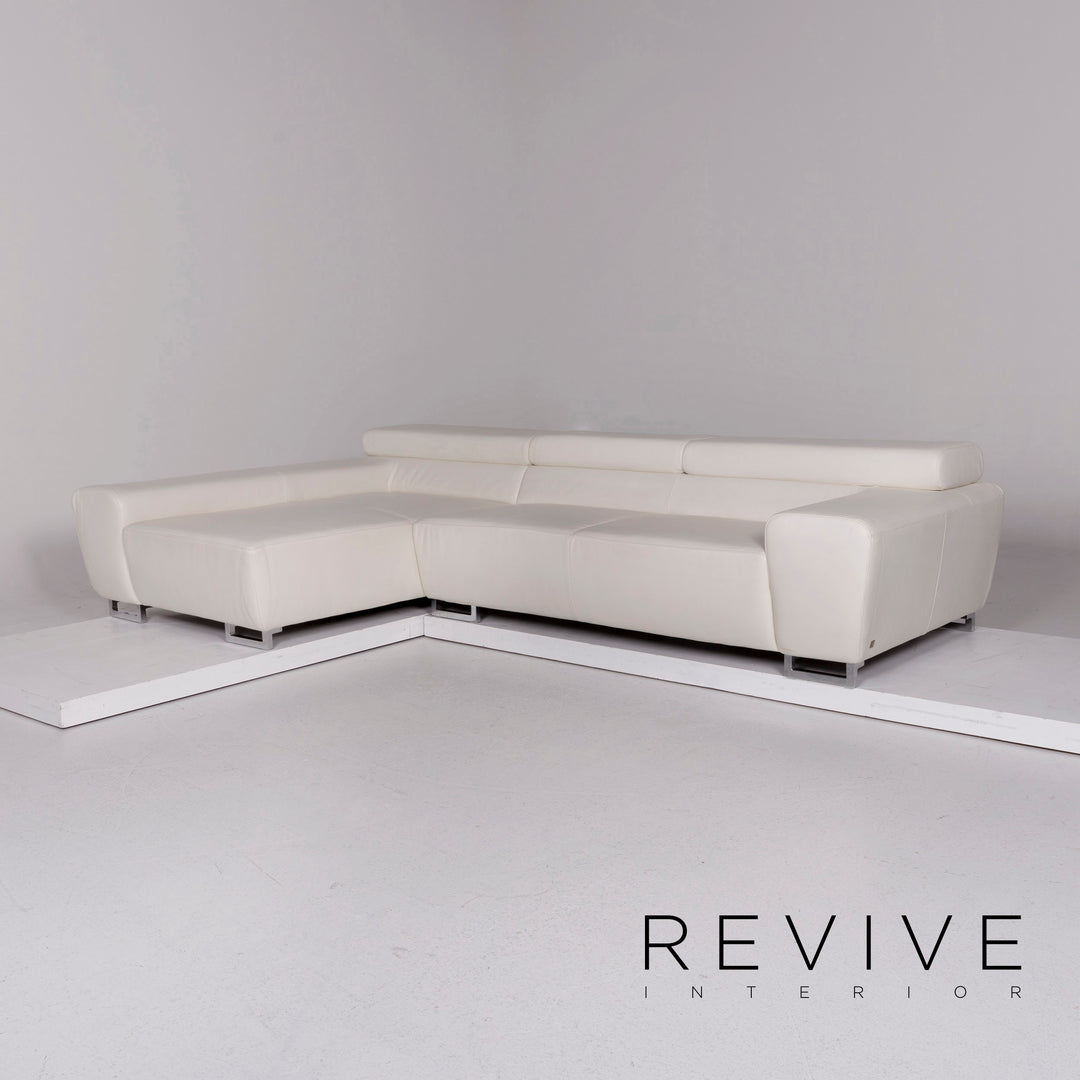 Musterring Leder Ecksofa Weiß Sofa Funktion Couch #11177