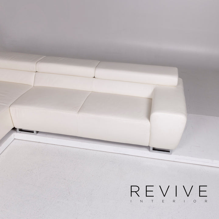 Musterring Leder Ecksofa Weiß Sofa Funktion Couch #11177