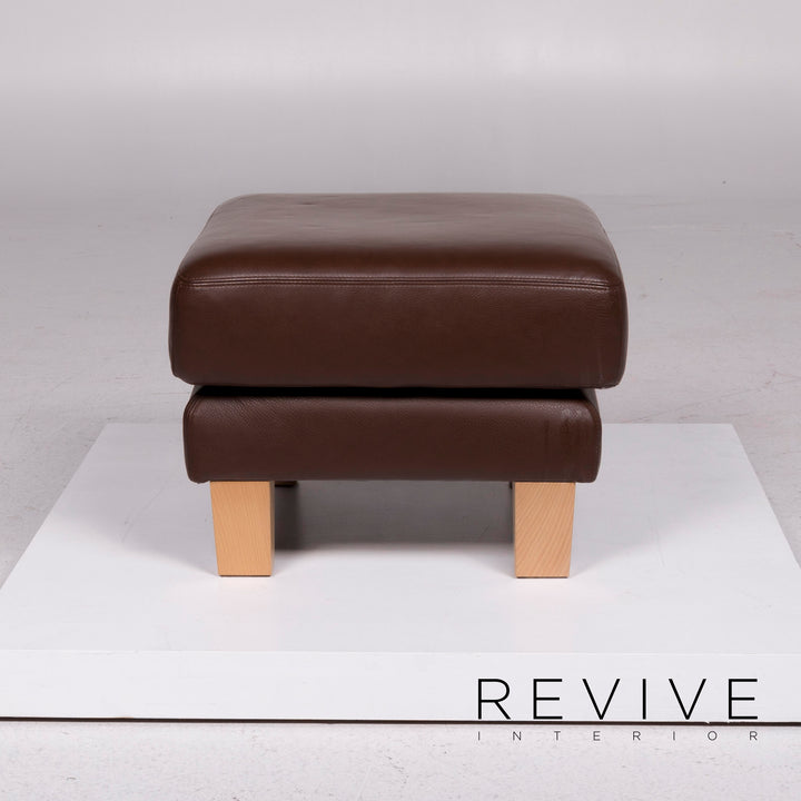 Musterring Leather Stool Brown #11592