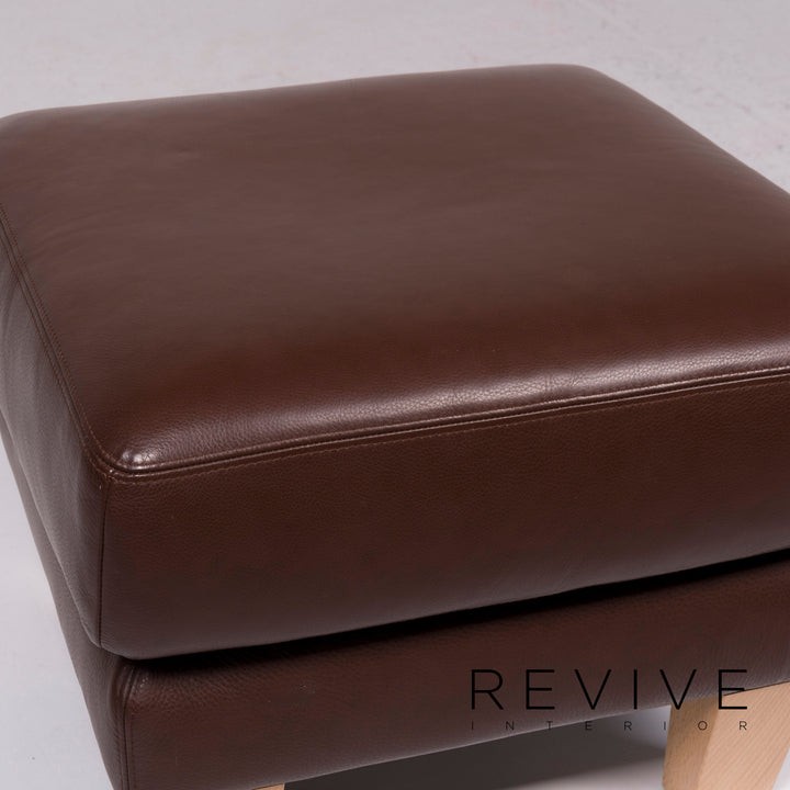 Musterring Leather Stool Brown #11592