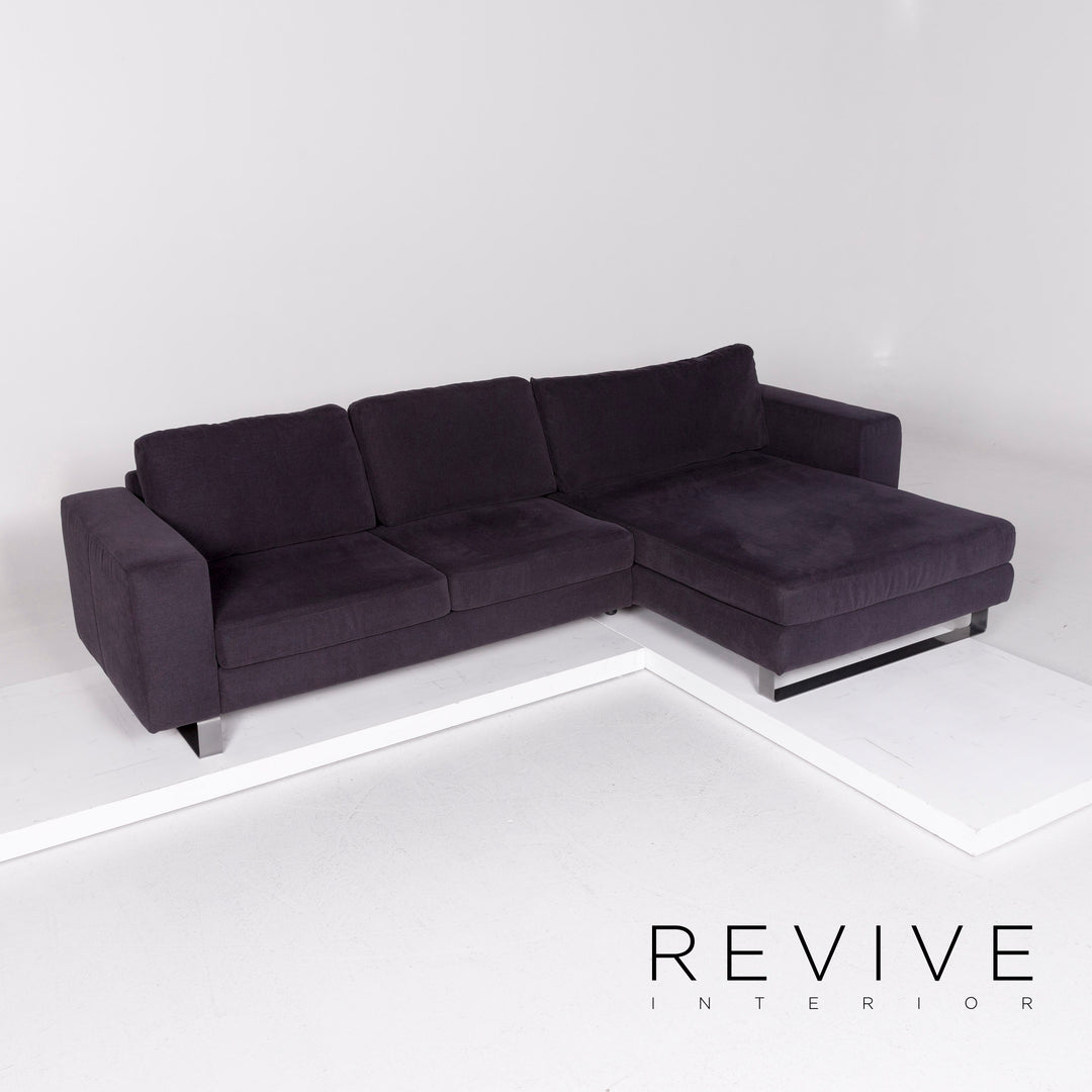 Sample ring fabric corner sofa anthracite gray sofa couch #11071
